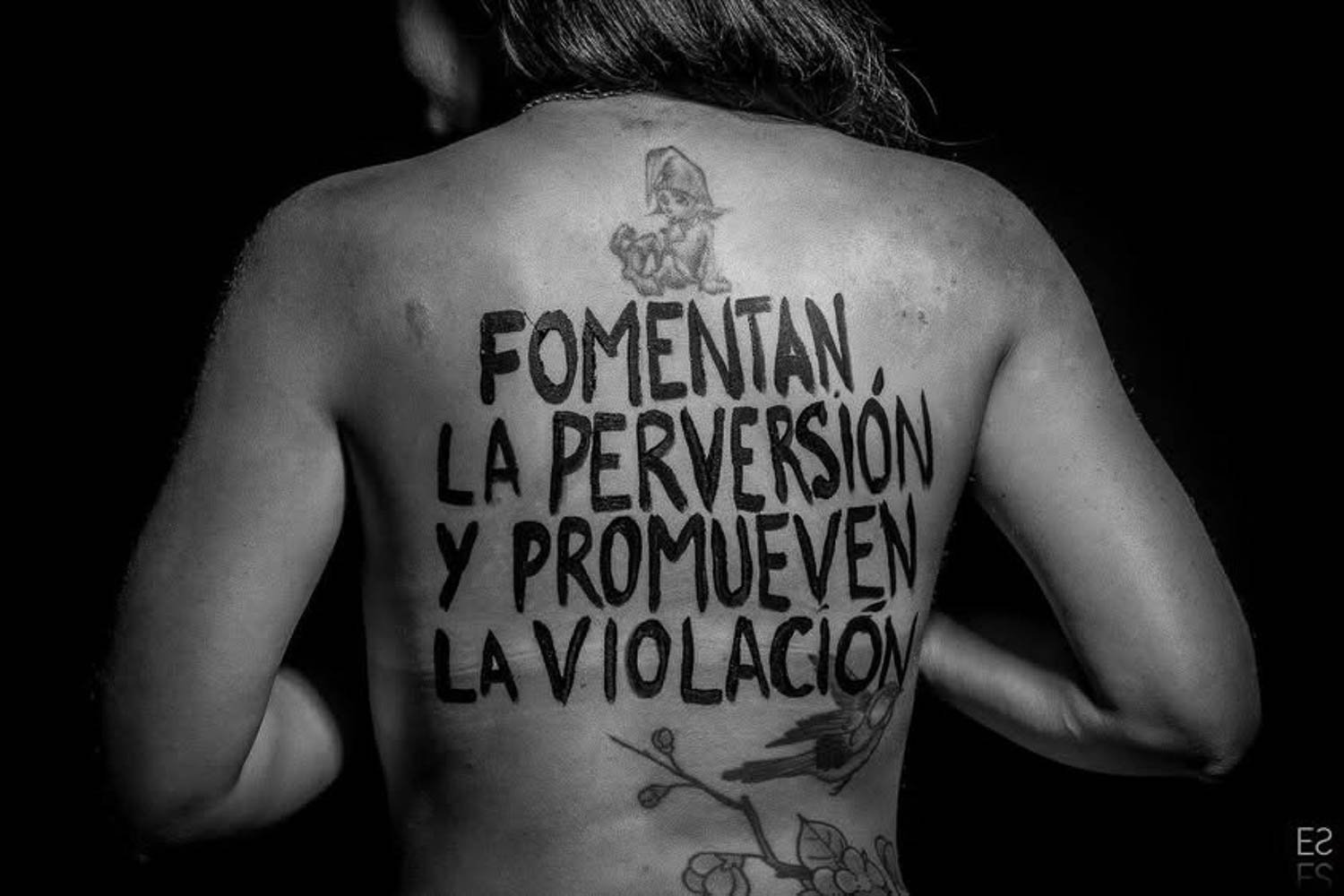 Fotografía de Estanislao Santos: Retrato de la serie El Grito de Nuestros Cuerpos