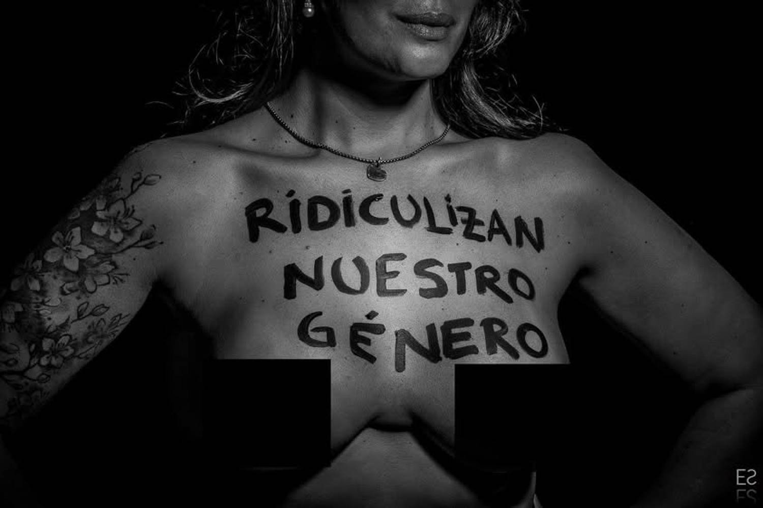 Fotografía de Estanislao Santos: Fotografía de la serie El Grito de Nuestros Cuerpos