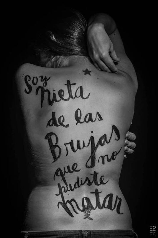 Fotografía de Estanislao Santos: Retrato intervenido contra la violencia machista